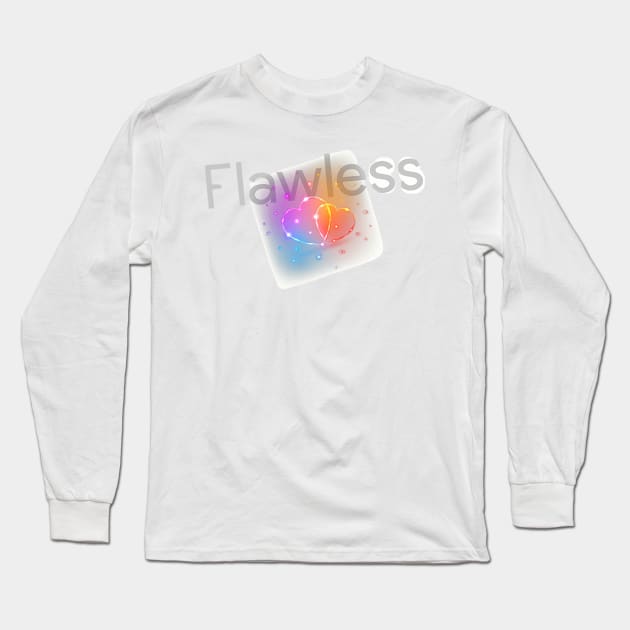 FLAWLESS (lit hearts) Long Sleeve T-Shirt by PersianFMts